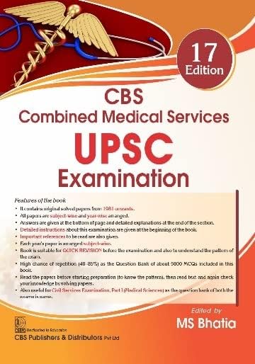 Combined Medical Services Upsc Examination 17Ed (Pb 2024)