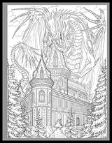 Dark Art Gothica: A Horror Coloring Book