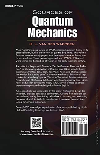 Sources of Quantum Mechanics