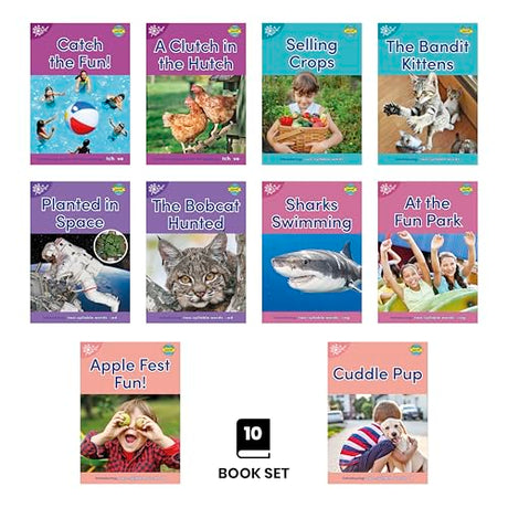 Phonic Books Dandelion World Stages 16-20: Simple two-syllable words and suffixes (Phonic Books Beginner Decodable Readers) - Retail Maharaj