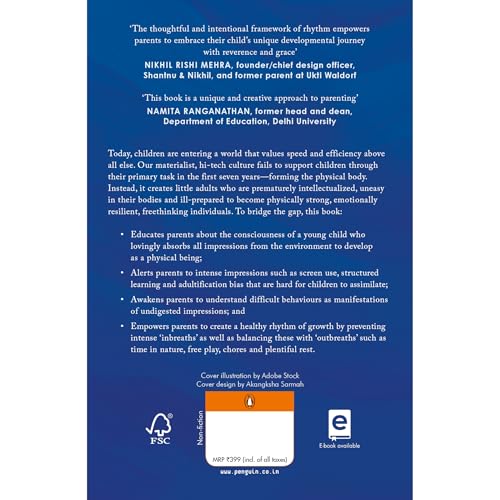 RHYTHMIC PARENTING: What Your Child Needs to Thrive in a Fast-Moving World | A Conscious Parenting Guide Raising Emotionally Resilient Kids Through Rhythm, Routines & Positive Practices - Retail Maharaj