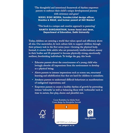 RHYTHMIC PARENTING: What Your Child Needs to Thrive in a Fast-Moving World | A Conscious Parenting Guide Raising Emotionally Resilient Kids Through Rhythm, Routines & Positive Practices - Retail Maharaj