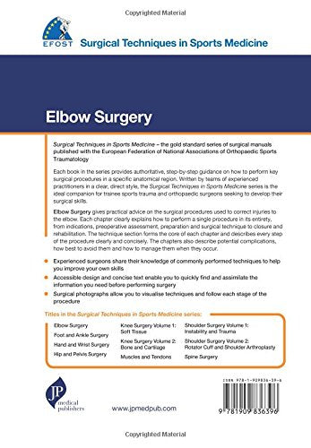 EFOST Surgical Techniques in Sports Medicine - Elbow Surgery