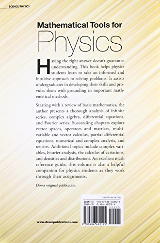 Mathematical Tools for Physics (Dover Books on Physics) - Retail Maharaj