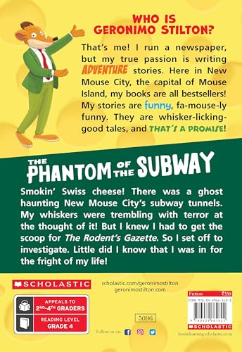 GERONIMO STILTON # 13 PHANTOM OF THE SUBWAY