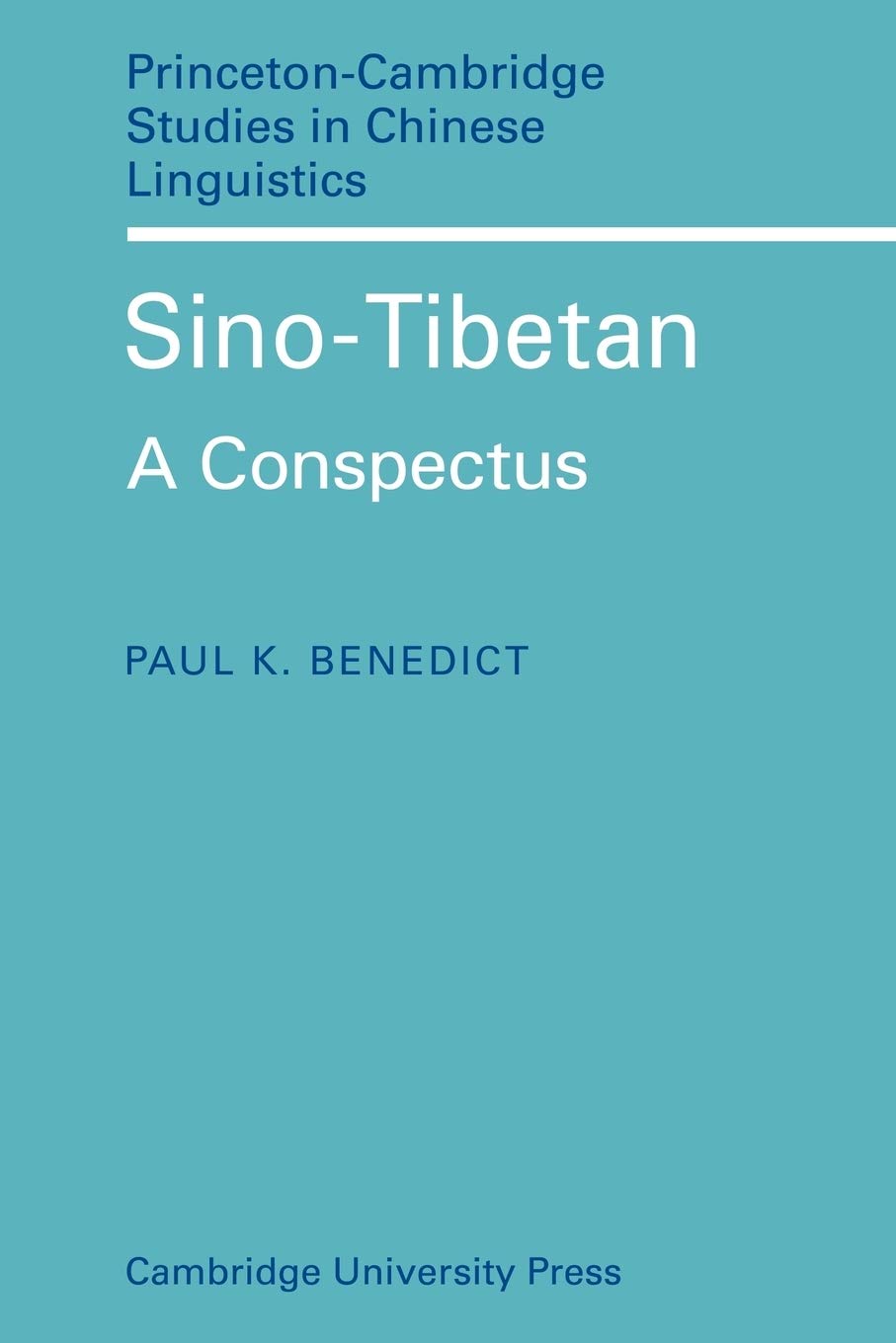 Sino-tibetan: A Conspectus