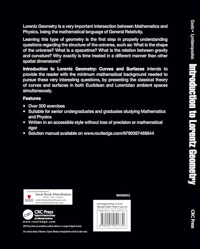 Introduction to Lorentz Geometry:Curves and Surfaces - Retail Maharaj