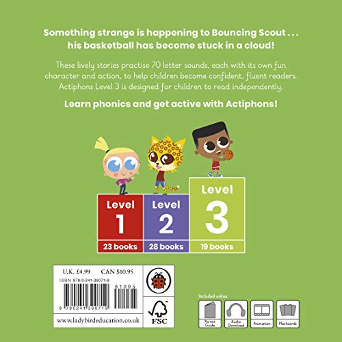 Actiphons Level 3 Book 2 Bouncing Scout: Learn phonics and get active with Actiphons!