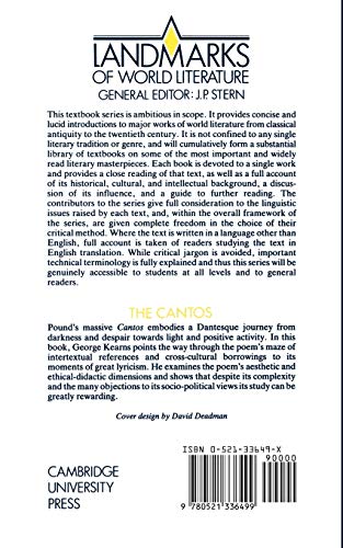 Ezra Pound: The Cantos (Landmarks of World Literature)