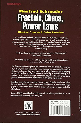 Fractals, Chaos, Power Laws (Dover Books on Physics)