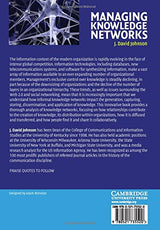 Managing Knowledge Networks