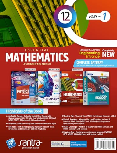 ESSENTIAL MATHEMATICS- Class XII (Part 1 & 2) - Retail Maharaj