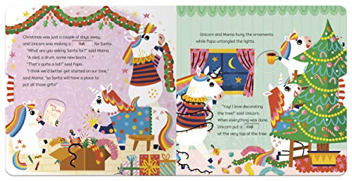 Unicorn's Christmas: Turn the Wheels for Some Holiday Fun!