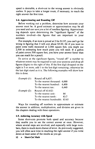 Short-cut Mathematics (Dover Books on Mathematics)