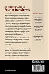 A Students Guide to Fourier Transforms