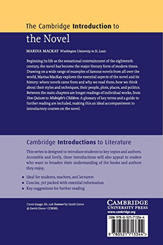 The Cambridge Introduction to the Novel