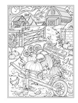 Creative Haven Autumn Charm Coloring Book
