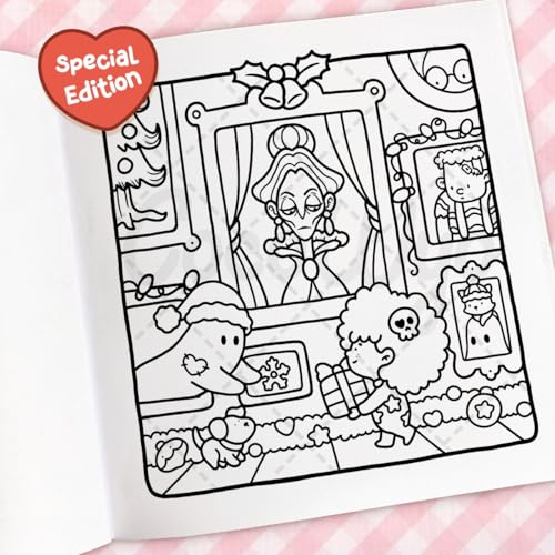 Cozy Christmas: The Cute and Relaxing Festive Colouring Book for Kids and Adults (Coco Wyo)