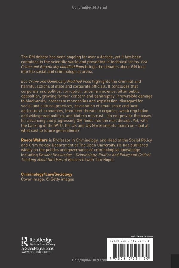 Eco Crime and Genetically Modified Food - Retail Maharaj