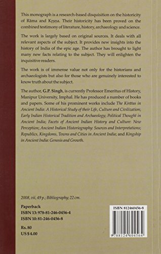 Historicity of Rama and Krsna: Literary, Historical, Archaeological and Scientific Perspectives - Retail Maharaj