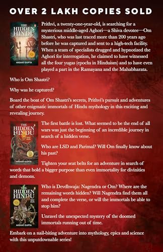 The Hidden Hindu Trilogy: A Mythological Adventure (Set of 3 books ) | Complete Boxset of Epic Tales and Mysteries | Perfect for Fans of Mythology and Spirituality - Retail Maharaj