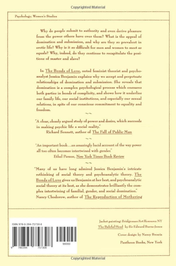 The Bonds of Love: Psychoanalysis, Feminism, and the Problem of Domincation