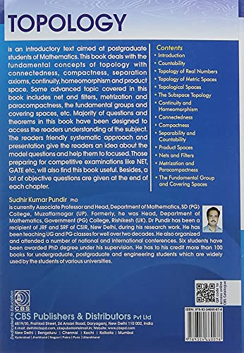TOPOLOGY USEFUL FOR HONOURS AND POSTGRADUATE STUDENTS OF ALL INDIAN UNIVERSITIES (PB 2021) - Retail Maharaj