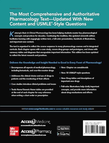 BASIC & CLINICAL PHRMACOLOGY 16E INDIA