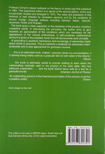 PRINCIPLES OF THE THEORY OF SOLIDS, 2ND EDN - Retail Maharaj