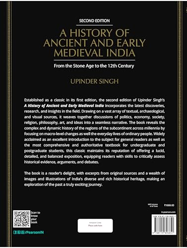 A History of Ancient and Early Medieval India, From the Stone Age to the 12th Century by Upinder Singh, 2nd Edition