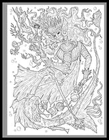 Dark Art Gothica: A Horror Coloring Book