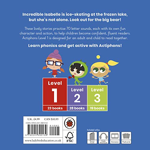 Actiphons Level 1 Book 5 Incredible Isabelle: Learn phonics and get active with Actiphons!