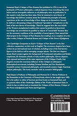 The Cambridge Companion to Kants Critique of Pure Reason