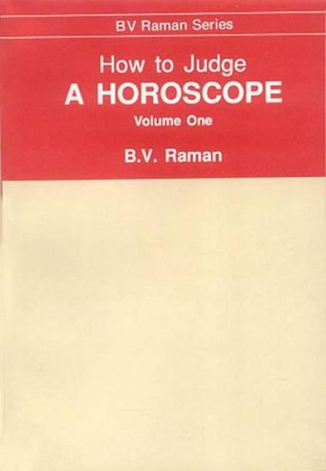 How to Judge a Horoscope: I to VI Houses - Vol.1 - Retail Maharaj