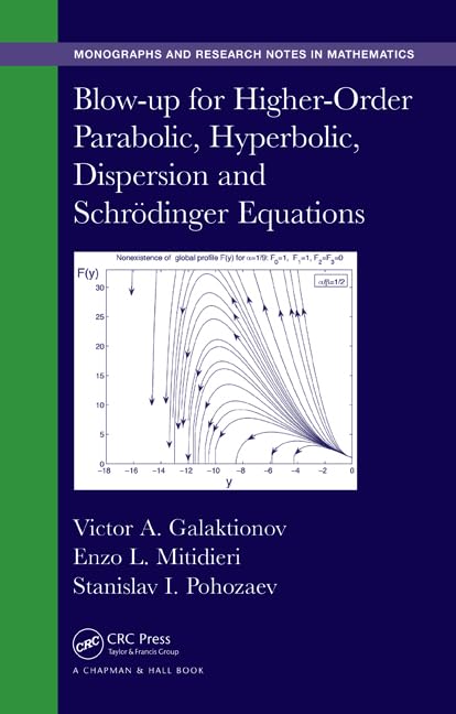 Blow-up for Higher-Order Parabolic, Hyperbolic, Dispersion and Schrodinger Equations: 3 (Chapman & Hall/CRC Monographs and Research Notes in Mathematics) - Retail Maharaj