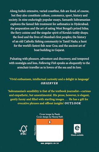 Following Fish: Travels Around the Indian Coast | Winner of the 2010 Shakti Bhatt First Book Prize | Fifteenth Anniversary Edition - Retail Maharaj