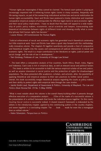 Courting Social Justice: Judicial Enforcement of Social and Economic Rights in the Developing World