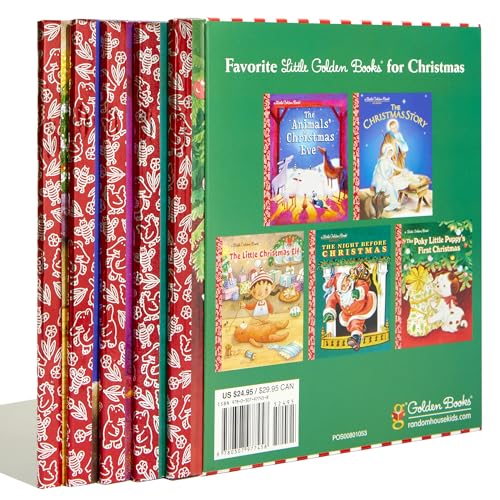 Favorite Little Golden Books for Christmas 5-Book Boxed Set: The Animals' Christmas Eve; The Christmas Story; The Little Christmas Elf; The Night ... The Poky Little Puppy's First Christmas - Retail Maharaj