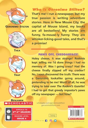 GERONIMO STILTON #06 PAWS OFF CHEDDARFACE