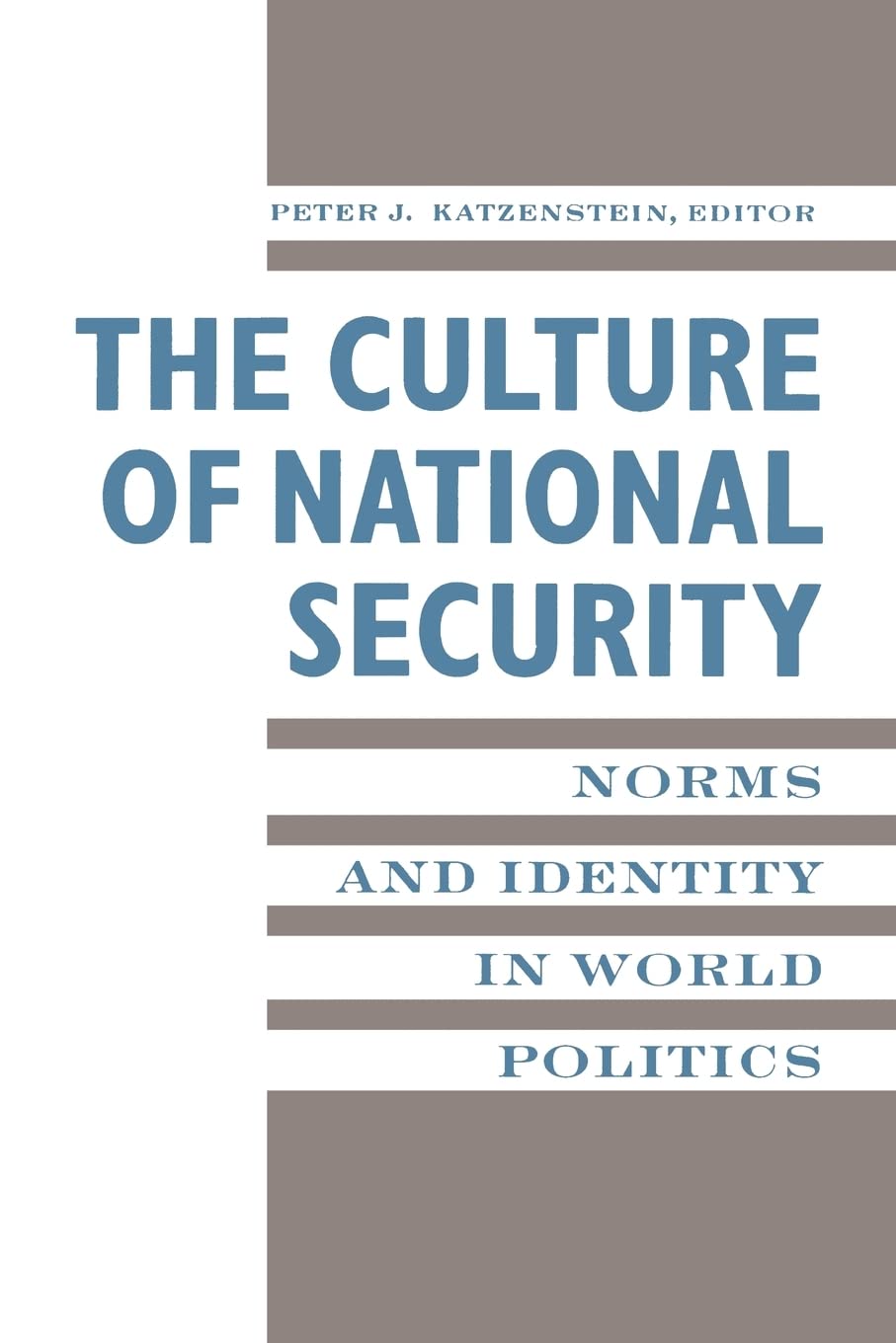 The Culture of National Security: Norms and Identity in World Politics - Retail Maharaj