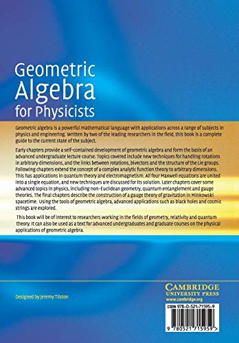 Geometric Algebra for Physicists