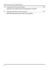 Behavioural Sciences in Organizations