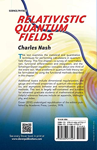 Relativistic Quantum Fields (Dover Books on Physics)