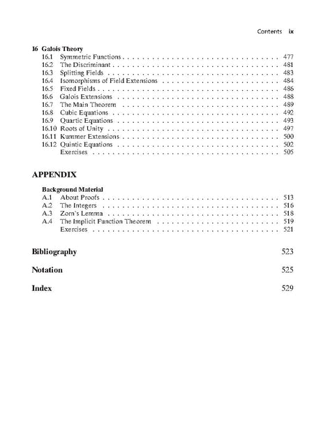 Algebra 2nd Edition - 2024 | For Honors Undergradutae & Graduate courses | - Retail Maharaj