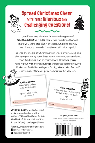 Would You Rather? Christmas Edition: Laugh-Out-Loud Holiday Game for Kids