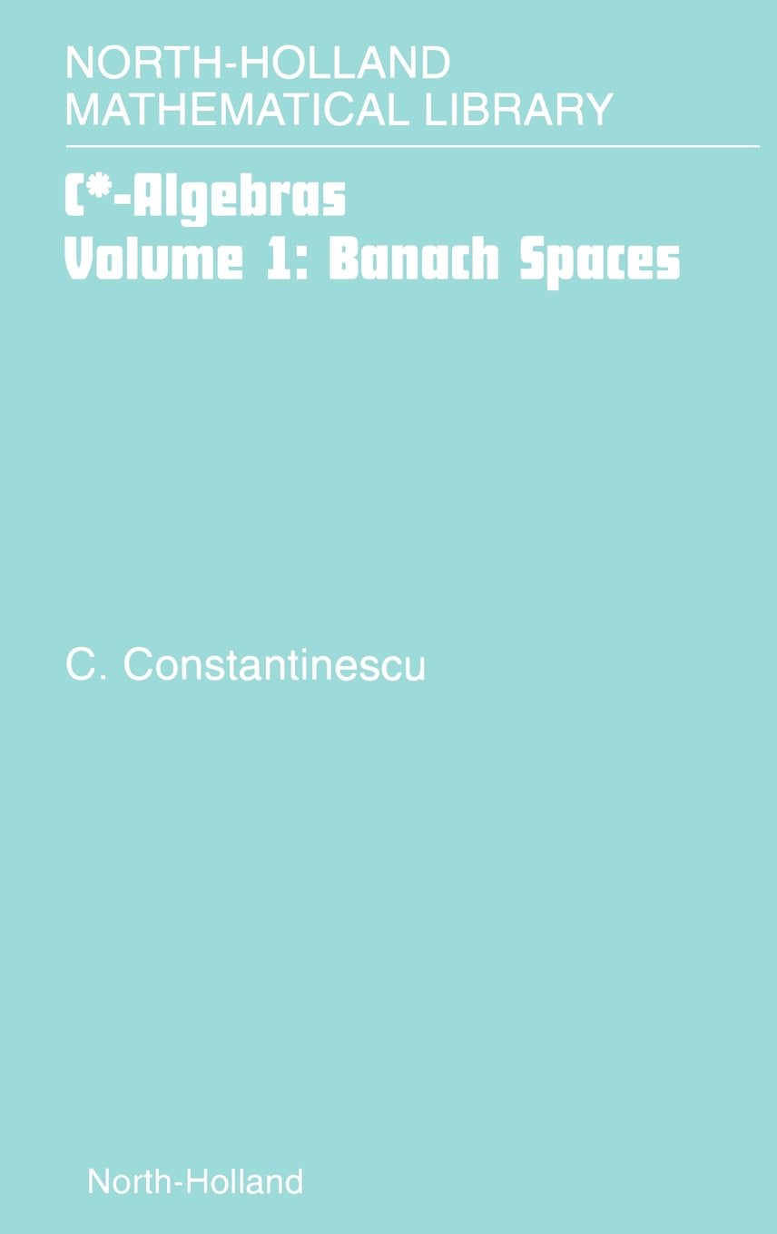 Banach Spaces (Volume 1) (North-Holland Mathematical Library, Volume 1) - Retail Maharaj