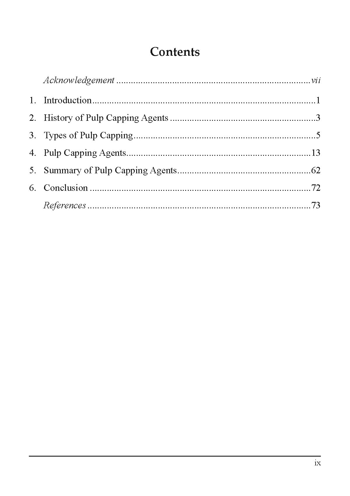 Pulp Capping Materials in Dentistry