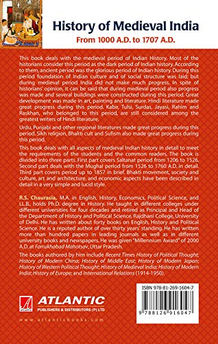 History Of Medieval India: From 1000 A.D. to 1707 A.D.