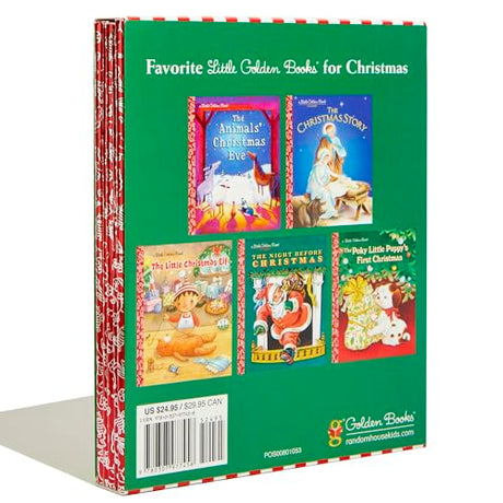 Favorite Little Golden Books for Christmas 5-Book Boxed Set: The Animals' Christmas Eve; The Christmas Story; The Little Christmas Elf; The Night ... The Poky Little Puppy's First Christmas - Retail Maharaj
