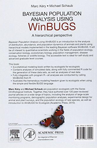 Bayesian Population Analysis using WinBUGS: A Hierarchical Perspective - Retail Maharaj